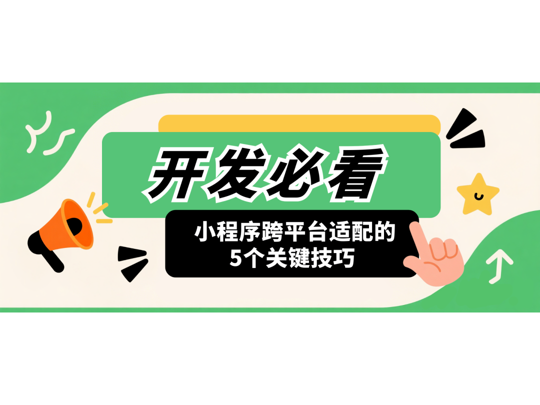 開發必看!小程序跨平臺適配的5個關鍵技巧